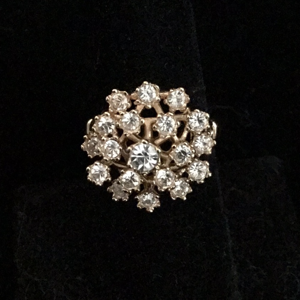 18KT HGE Fashion Ring, sz 7-1/4